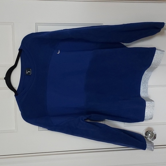 Nike Royal Blue Fleece with Silver Hem - Picture 1 of 13